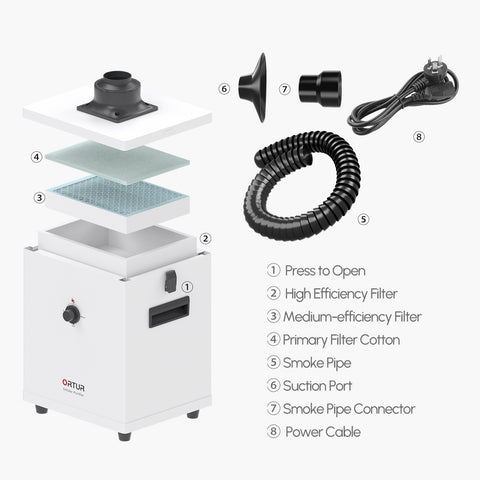 Ortur Smoke Purifier 1.0 for Laser Engraver - SINISMALL