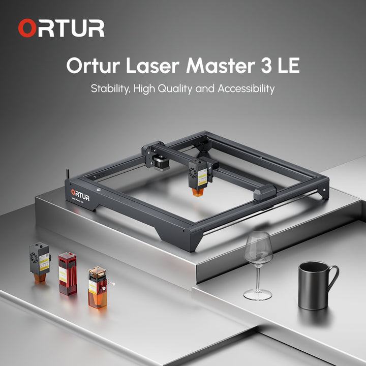 Ortur Laser Master 3 (OLM3) 3 Inch Leg & Retainer Feet Set, LIFETIME  WARRANTY